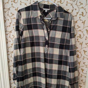 L.L. Bean Signature Women's Flannel Tunic